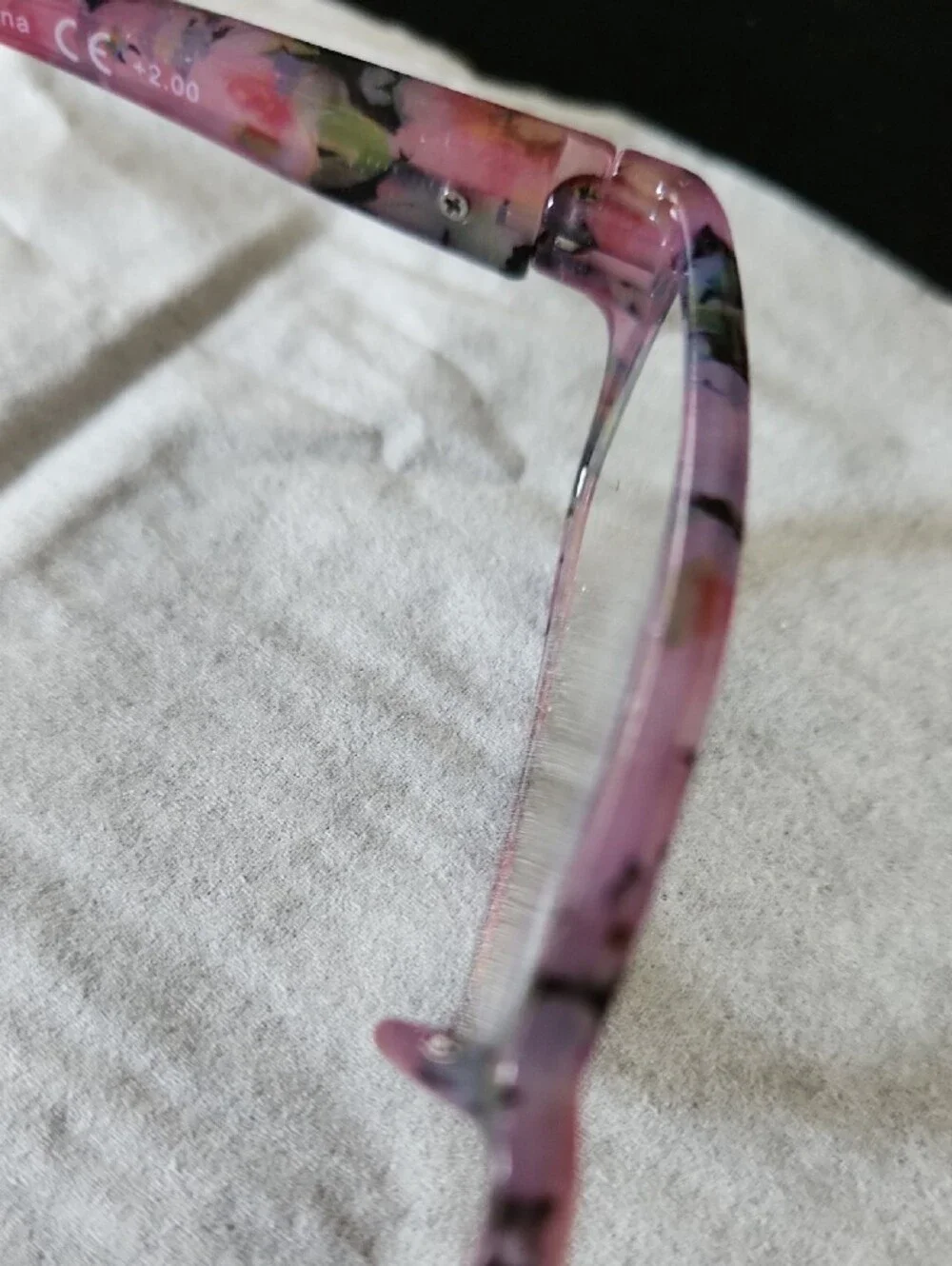NEW Women Reading Glasses 2 Pairs Ladies Purple Spring Hinge Sides Readers 2.0